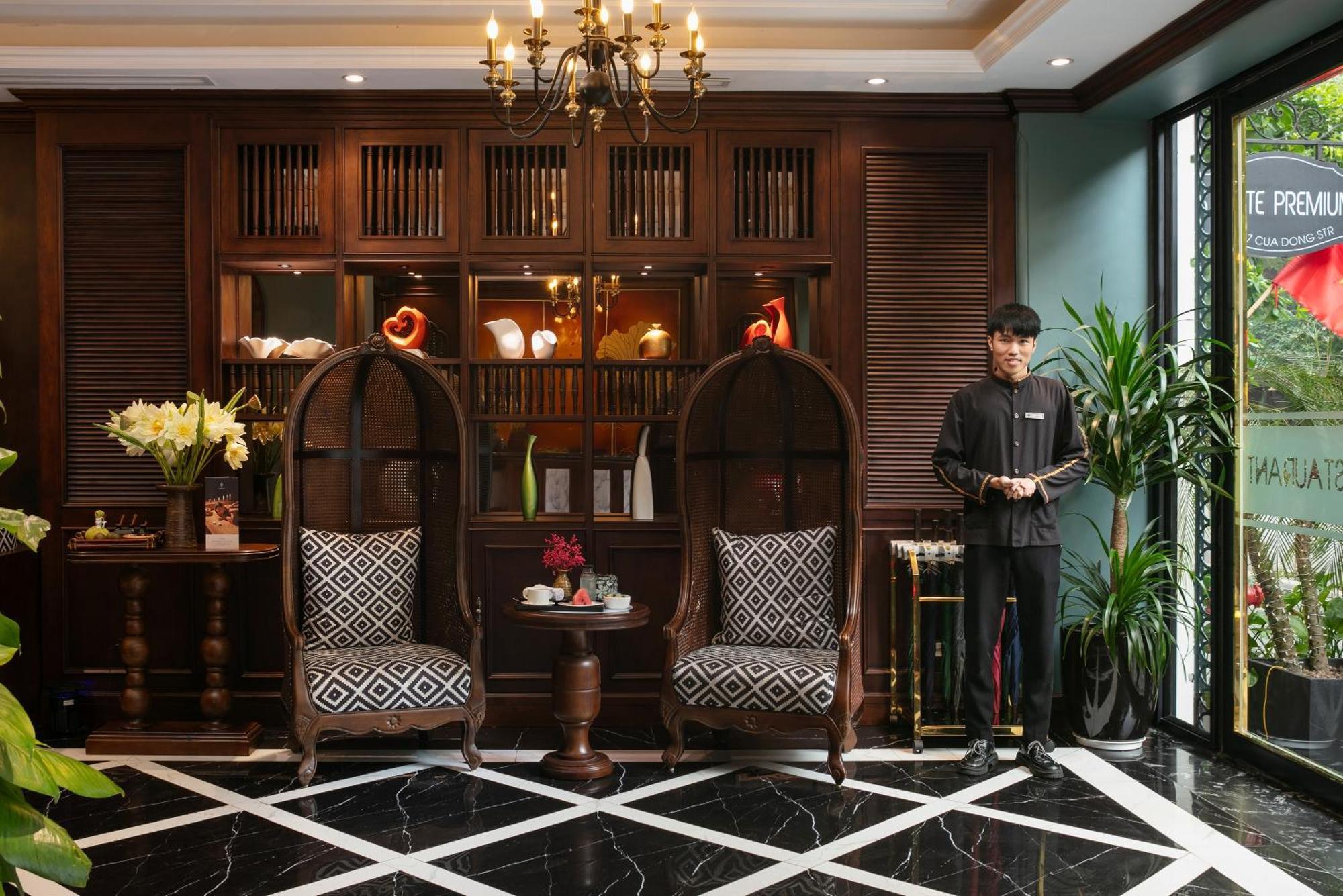 Salute Premium Hotel & Spa ハノイ市 エクステリア 写真